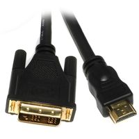 Viewcon
Кабель HDMI-DVI (18+1) 3 м, M/M, в блістері