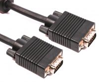 Viewcon
Кабель premium в блістері VGA, 3+9C HD15M, подвійне екранування, 2 ферити, 5 м