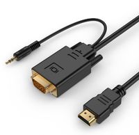 Cablexpert
Кабель HDMI на VGA та стерео-аудіо, 10 м