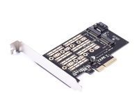 Agestar
PCI 3.0 X4 адаптер для SSD-накопичувача формату M.2 NVMe