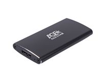 Agestar
Зовнішня кишеня для mSATA, USB 3.0, метал, чорний