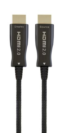 Cablexpert
Кабель оптичний (AOC) HDMI V.2.0, 4К 60Гц, позолочені конектори, 25 м