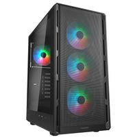 Cougar
Ігровий корпус, 3*120mm RGB, 1*120mm ARGB вентилятори передвстановлені, ATX/mATX/mini-ITX, скляне вікно